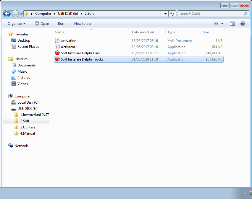Instalare soft Delphi