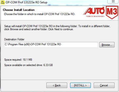 Instalare soft Op Com