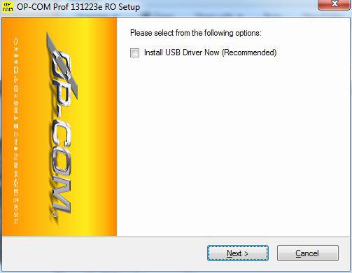 Instalare soft Op Com