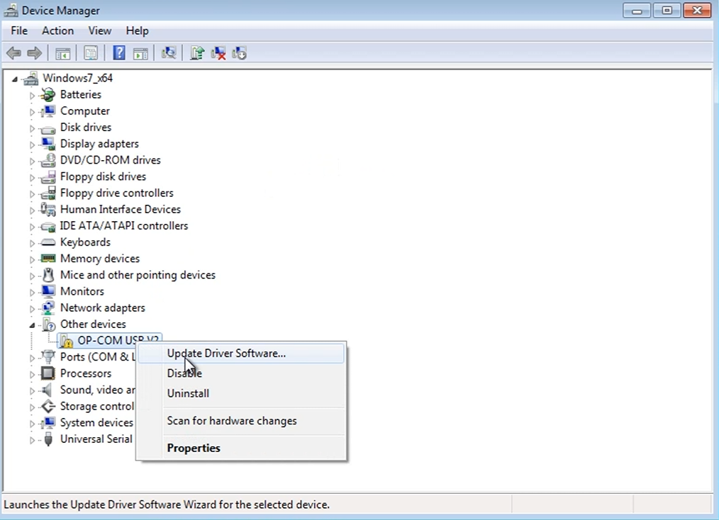 Instalare soft Op Com